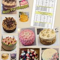 8 inch Round layered cake decorated to suit